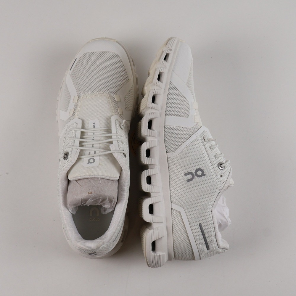 On Running Cloud 5 Sneakers Undyed White Solid US 9.5 Womens 59.98917 MSRP 140